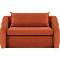 Alma – Grand fauteuil convertible, Velluto 33 - orange rouillé