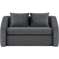 Alma – canapé convertible deux places, graphite - Velluto 19