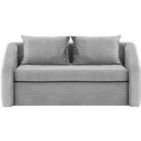 Alma – Canapé convertible 2,5 places, gris clair - Velluto 15