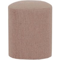 Pouf rond Band, rose poudré - Bergamo 78