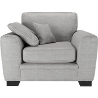 Fauteuil Ronay, gris clair - Cherub 0414, Couleur des pieds: Noir