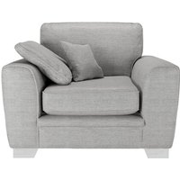 Fauteuil Ronay, gris clair - Cherub 0414, Couleur des pieds: Blanc