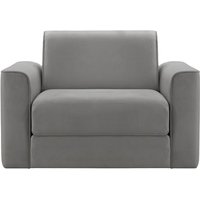 Fauteuil convertible - Jules, gris éléphant - Velluto 17