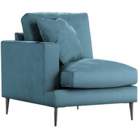 Covex – Module extrémité gauche une place (1L), bleu - Velluto 12