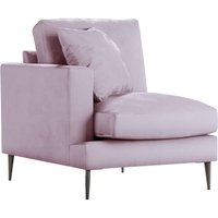 Covex – Module extrémité gauche une place (1L), lila/rose - Velluto 14