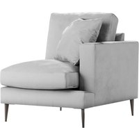 Covex – Module extrémité droite une place (1R), gris clair - Velluto 15
