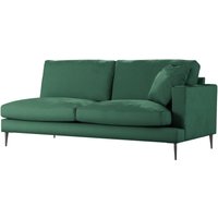 Covex – Module extrémité droite trois places (3R), vert foncé - Velluto 10