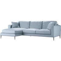 Canapé d’angle gauche Covex, gris clair - Fancy 85
