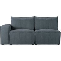 Charles - Module d’extrémité gauche deux places (2L), Poso 34 - gris foncé