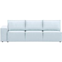 Charles - Module d’extrémité gauche trois places (3L), gris clair - Fancy 85