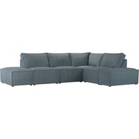 Charles - Canapé d’angle modulaire, Poso 34 - gris foncé