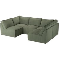 Charles - Canapé d’angle modulaire U, Poso 46 - kaki