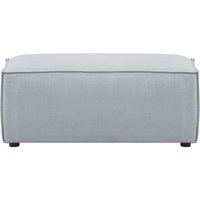Petit pouf Charles (P1), gris/marron - Fancy 96