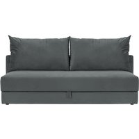 Vena - Canapé convertible trois places avec coffre de rangement, graphite - Velluto 19