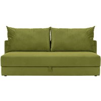 Vena - Canapé convertible trois places avec coffre de rangement, olive - Velluto 9