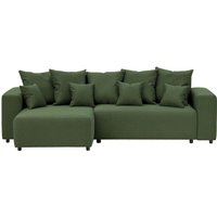 Canapé convertible d’angle gauche Homely, vert foncé - Malmo 37