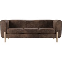 Canapé trois places Plia, Madagaskar 12 - Dark Brown
