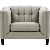 Fauteuil Sodre, gris clair - Velluto 15, Couleur des pieds: Noir