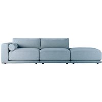 Canapé modulable avec méridienne Tao, Nordic 12 - teal