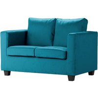 Canapé deux places Thunder, Velluto 36 - Bleu paon