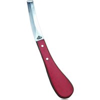 Layered Handle Hoof Knife Double-Edge