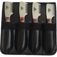 Dog Stripping Knives 4 Set Multi Colour