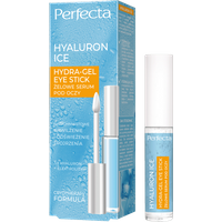 Perfecta Hyaluron Ice Żelowe serum pod oczy 3x Hyaluron + Elektrolity, natychmiastowe nawilżenie i odświeżenie spojrzenia