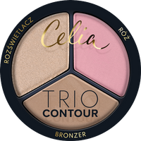 Celia Trio Contour zestaw do konturowania twarzy w pudrze 01