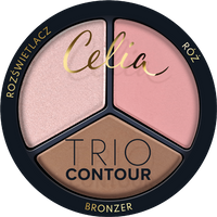 Celia Trio Contour zestaw do konturowania twarzy w pudrze 03