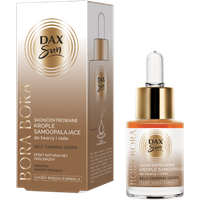 Dax Sun BORA BORA skoncentrowane krople samoopalające do twarzy z DHA, erytrulozą, karmelem, kwasem hialuronowym i betainą 15 ml