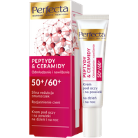 Perfecta Peptydy i Ceramidy krem pod oczy i na powieki na dzień i na noc 50+/60+ z peptydami, ceramidami i kofeiną 15 ml