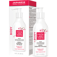 Hada Labo Tokyo Body mleczna esencja do ciała z Super Hyaluronic Acid™, 3 formami kwasu hialuronowego i skwalanem 200 ml