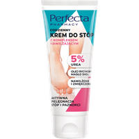 Perfecta Pharmacy Codzienny krem do stóp z kompleksem nawilżającym 5% urea