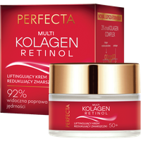 Perfecta Multi-Kolagen Retinol Liftingujący krem do twarzy redukujący zmarszczki 50+