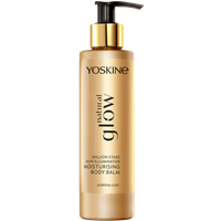 Yoskine Natural Glow nawilżający balsam do ciała z drobinkami, masłem shea, olejem migdałowym, gliceryną i witaminą E 195 ml