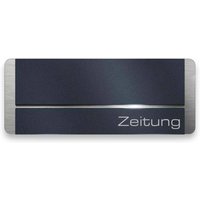 Metzler Zeitungsfach Anthrazit Edelstahl V2A | 01