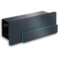 Metzler Zeitungsfach Anthrazit Edelstahl Gravur optional | 02