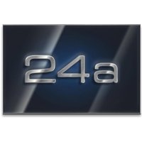 Metzler LED-Hausnummernschild aus Edelstahl 3-stellig in Anthrazit