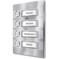 edelstahl-aufputz-klingelplatte-klingeltableau-namensschild-mehrfamilien-4-fach-ohne-led-beleuchtung-ohne-led