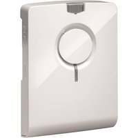 Grothe Elektronischer Gong Croma 150 Hochglanz weiss, LED-Blitzlicht, 12 Melodien