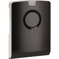 Grothe Elektronischer Gong Croma 150 Hochglanz schwarz, LED-Blitzlicht, 12 Melodien
