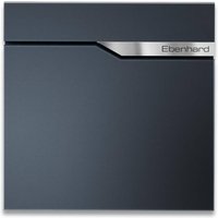 Metzler Briefkasten Anthrazit austauschbares Namensschild | Ebenhard