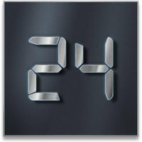 Metzler LED-beleuchtetes Hausnummernschild mit digitalen Ziffern aus Edelstahl