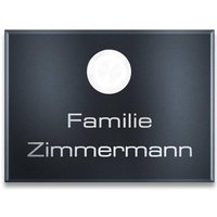 Ersatz Gravurplatte für Modell Vitus für Art. 12705 und 12938 in Anthrazit