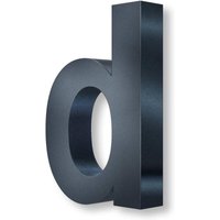 Metzler 3D-Hausnummer | Edelstahl | Anthrazitgrau | Höhe 20 cm | d