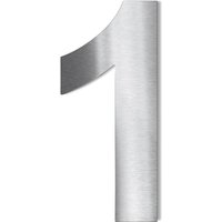 Metzler Hausnummer | Edelstahl gebürstet | Arial | Höhe 20 cm | 1