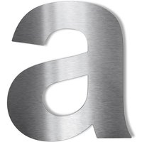 Metzler Hausnummer | Edelstahl gebürstet | Arial | Höhe 15 cm | a