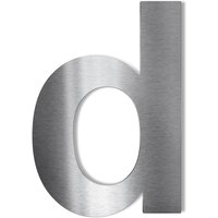 Metzler Hausnummer | Edelstahl gebürstet | Arial | Höhe 20 cm | d