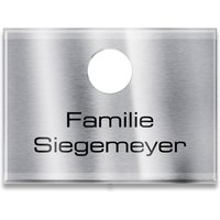 Ersatz Gravurplatte für Modell Vitus für Art. 10858 und 12937 in Edelstahl