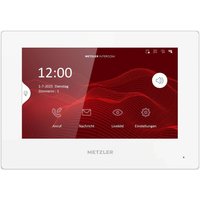 Metzler Intercom Innenstation Home, 7 Zoll Touchscreen, LAN PoE, weiß